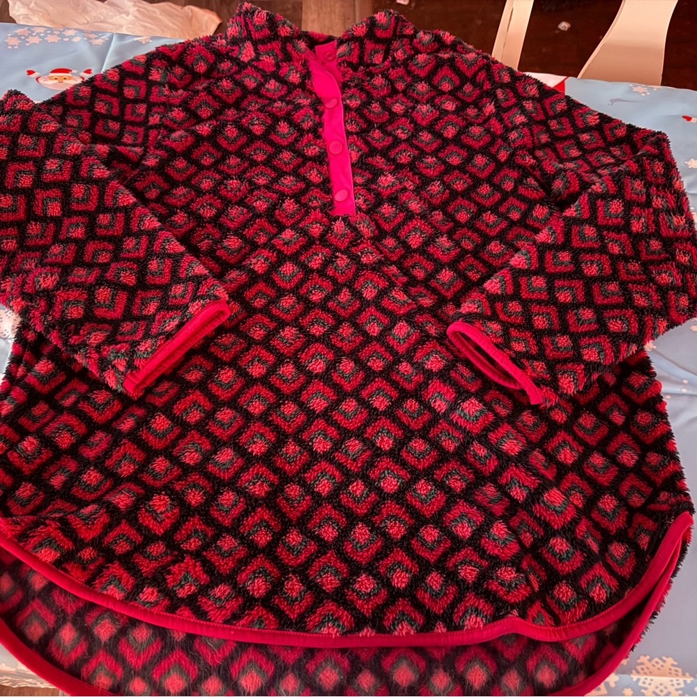 Terra & Sky Fleece Pullover Top & Matching Leggings Outfit 1X plus 16W-18W - Picture 3 of 11